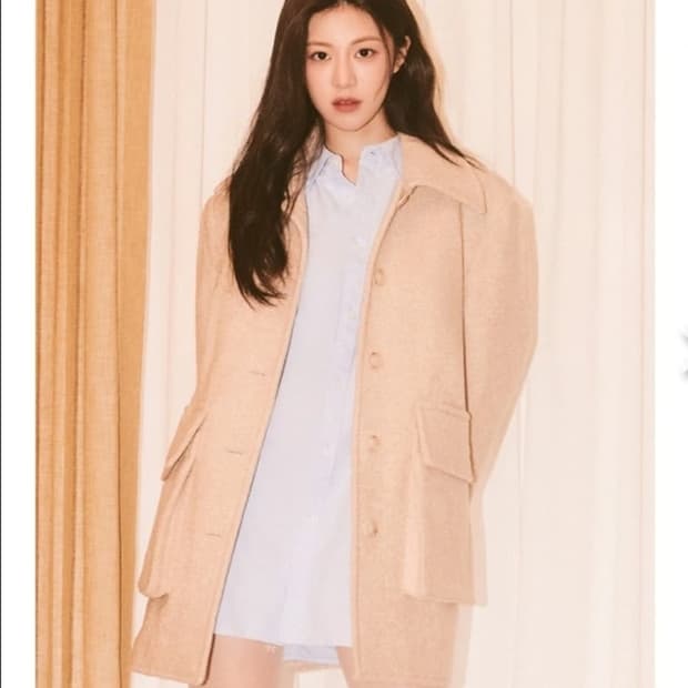 [마리떼프랑소와저버]플러피 울 하프코트