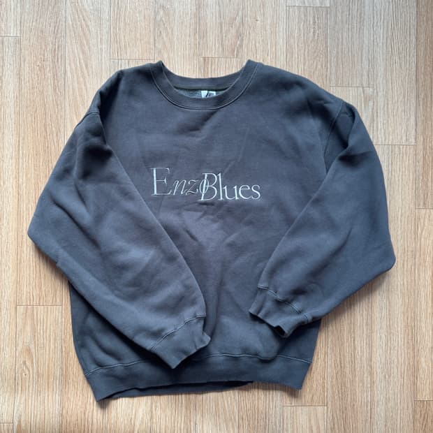 엔조블루스 컬러 블록 스웻셔츠