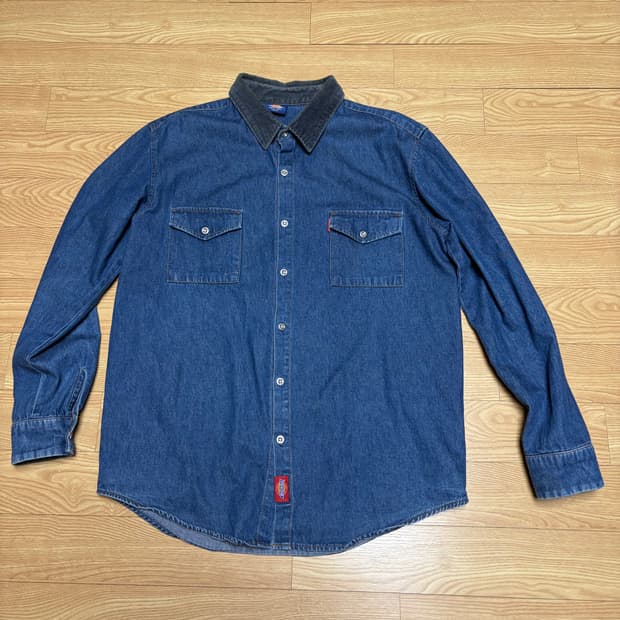 디키즈 데님 워크셔츠 105