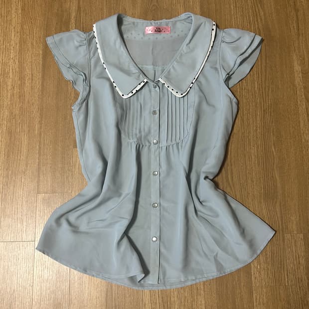 Ankrouge 앙크루즈 날개 블라우스