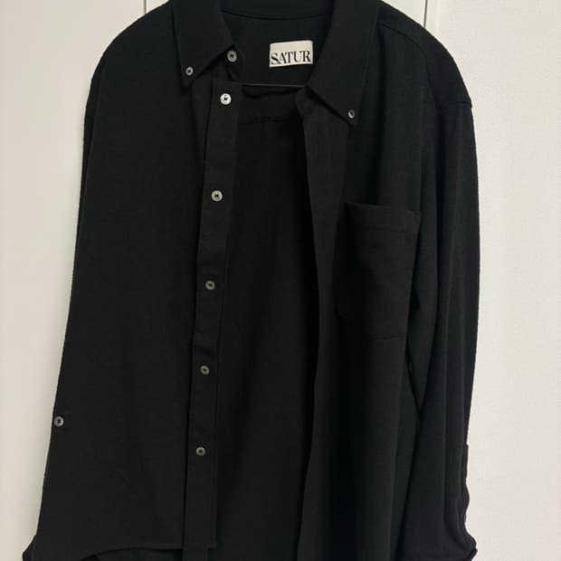 블랙 세터 셔츠