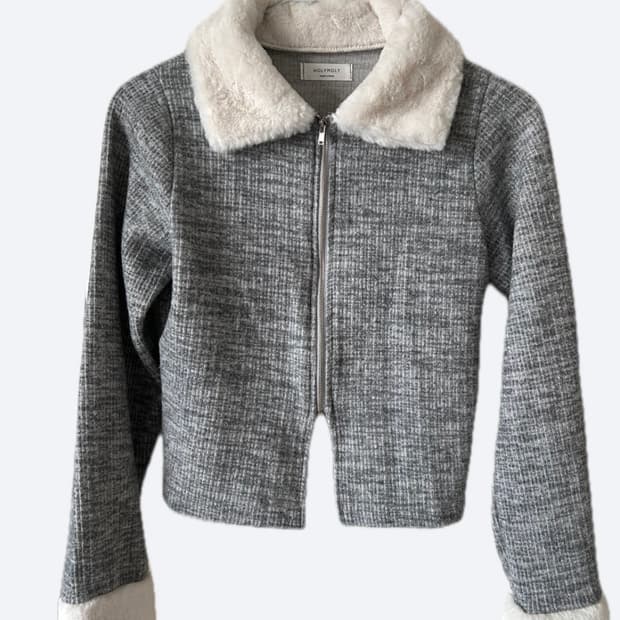 퍼 집업 가디건