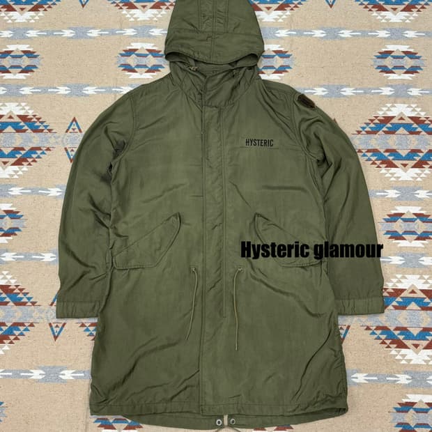 [S][95] 히스테릭글래머 밀리터리 나일론 파카