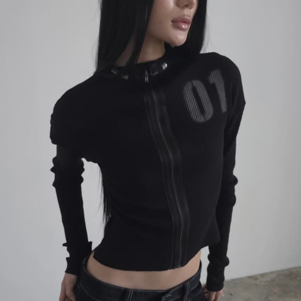 도그마엑스 BICYCLE TOP LONG SLEEVE BLACK