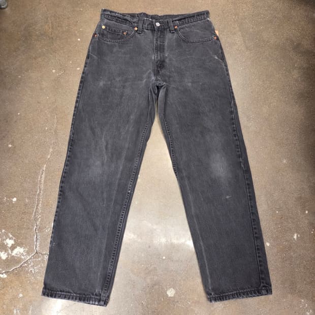리바이스 550 Levis 블랙진 데님 흑청 팬츠