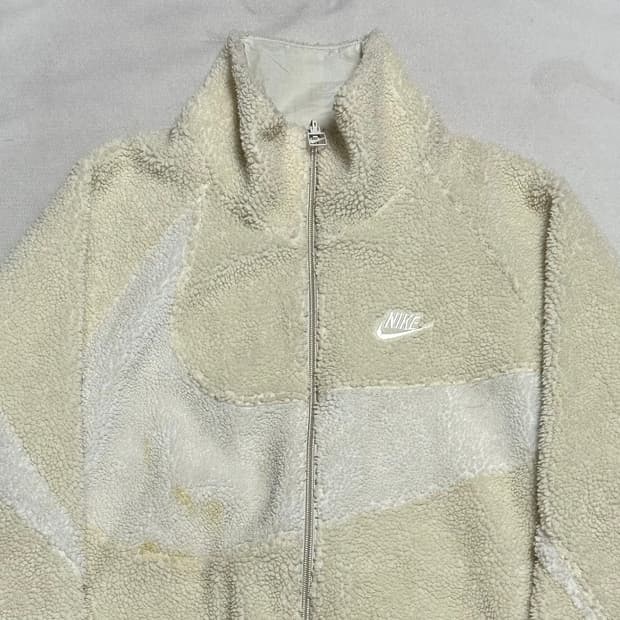 95 나이키 리버시블 빅스우시 후리스 점퍼