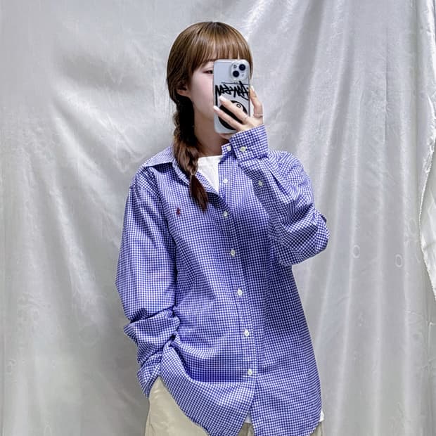 폴로 랄프로렌 레드포니 체크셔츠 