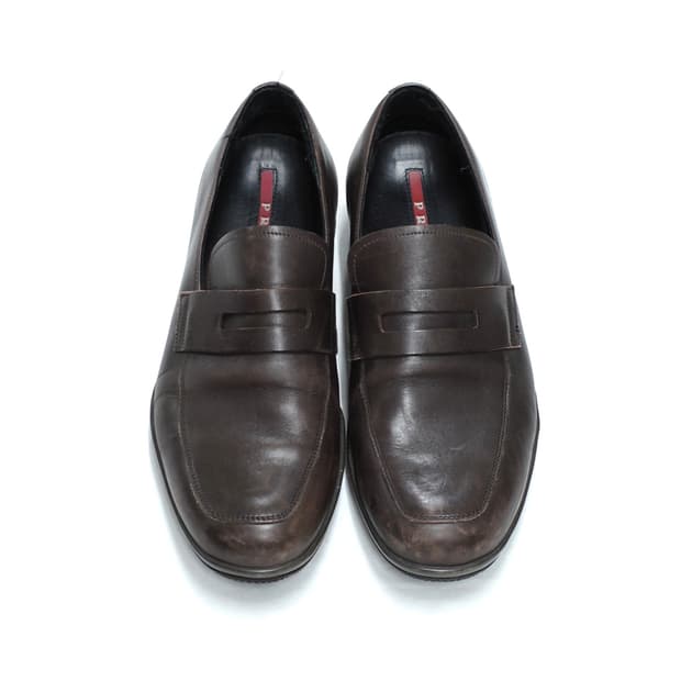 Prada Sport Leather Loafers