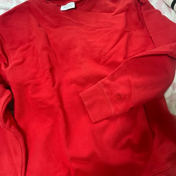 커버낫 레드 맨투맨