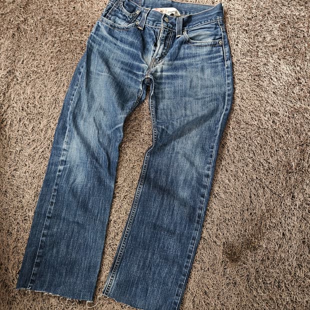 리바이스(Levis) No.523 00's 빈티지 커팅 데님 팬츠