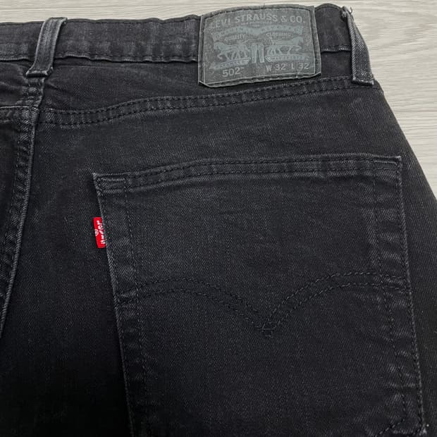 리바이스 502 테이퍼드핏 블랙진 청바지 W32L32 (허리30사이즈)