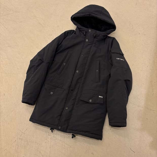 칼하트 블랙 앵커리지 파카
