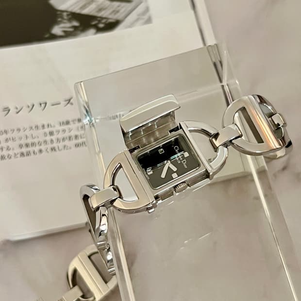 Christian Dior 판디오라 메탈 브레이슬릿 디올 시계