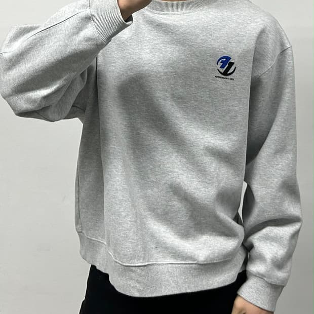 자라 X 아더레어 그레이 스웻 셔츠