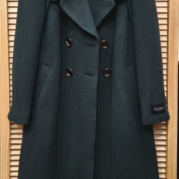 (새상품)에고이스트 빅카라 더블 코트 55