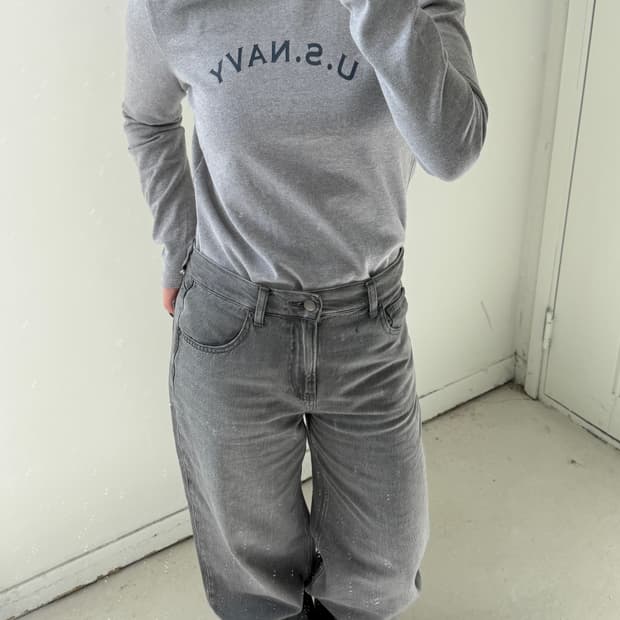 일본빈티지 u.s.navy 롱슬리브