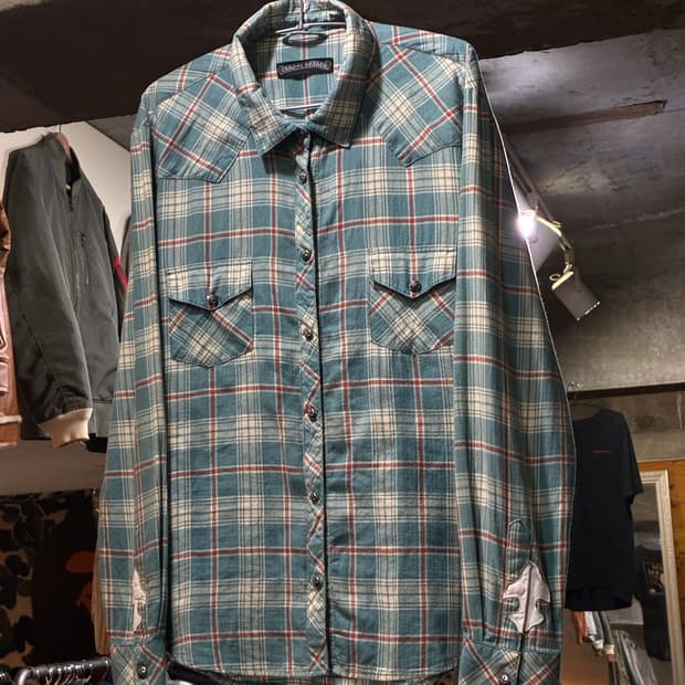 00s Chrome Hearts 크롬하츠 스타 버클 웨스턴 셔츠