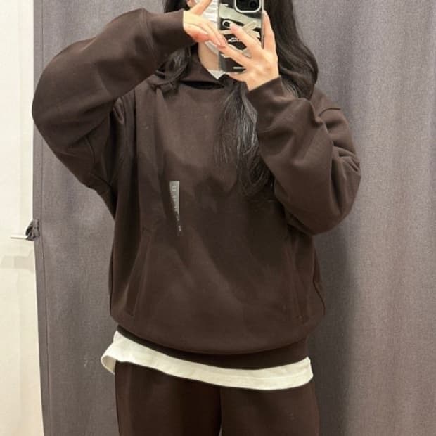 유니클로c 오버사이즈 풀파카