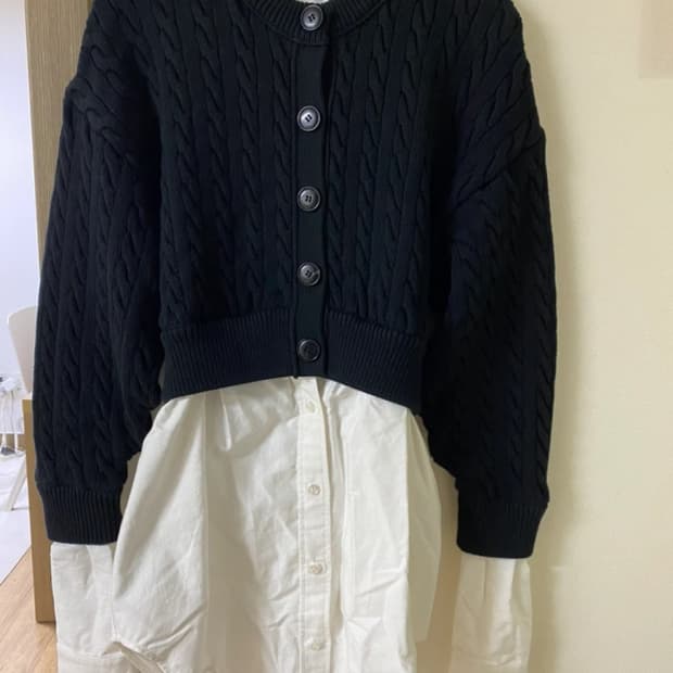 알렉산더왕 가디건 미니 원피스