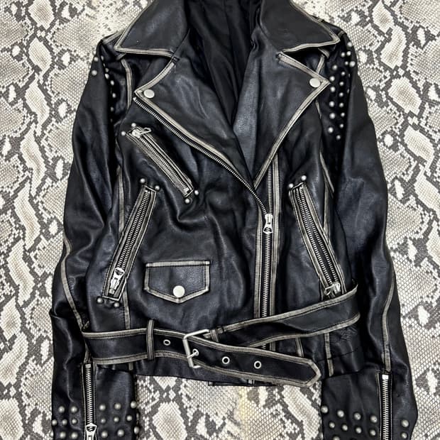 “Vintage” Rock Chic Mood Side Zipper Stu