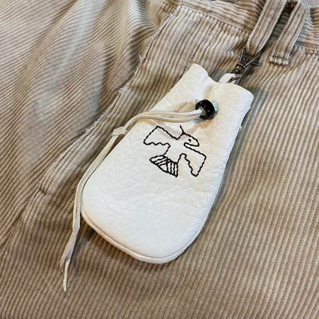 사슴가죽 파우치 키링