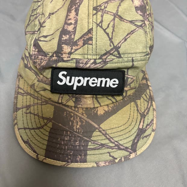 슈프림 카모 캠프캡 모자