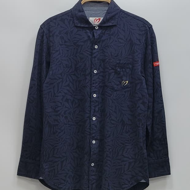 마스터바니에디션 골프 올오버 패턴 셔츠 / 남 5 (100) 퍼플
