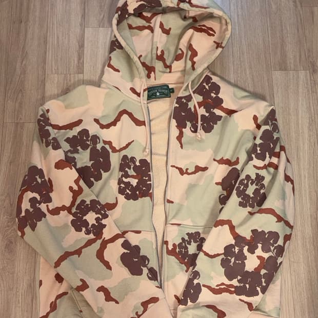 Denim Tears Desert Storm 카모 후드집업
