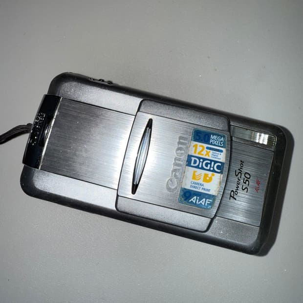 캐논 파워샷 powershot s50 디지털카메라 