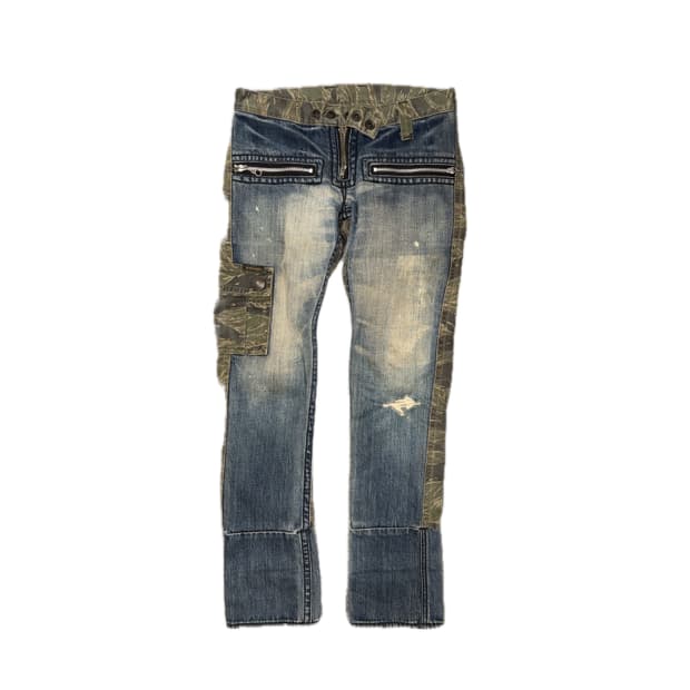 00’s Hysteric Glamour military patchwork