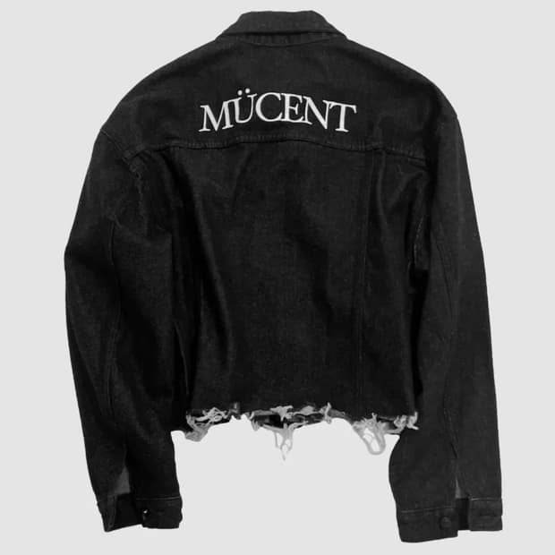 크롭 데미지 흑청 데님 자켓 청자켓