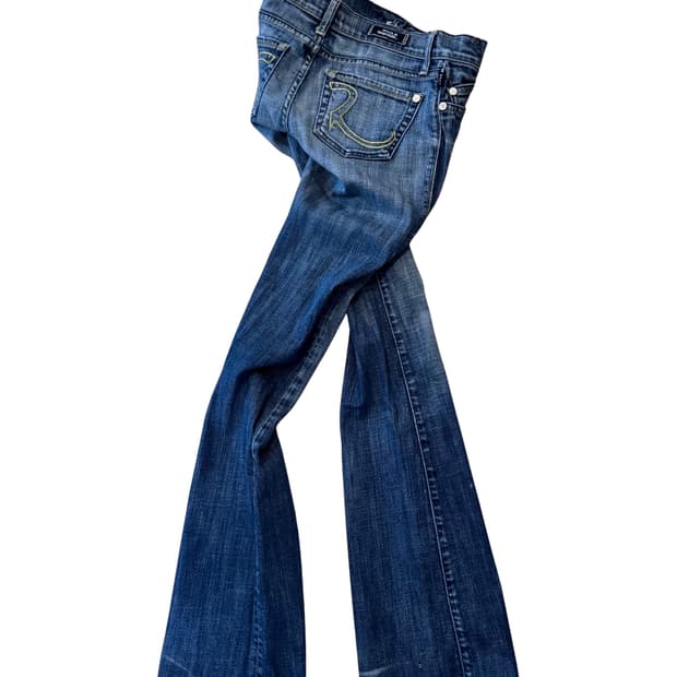 락 앤 리퍼블릭 울트라 로우라이즈 부츠컷 슬림 Y2K 진즈