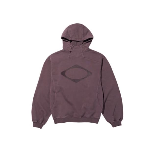 미스치프 후드티 레드 브라운