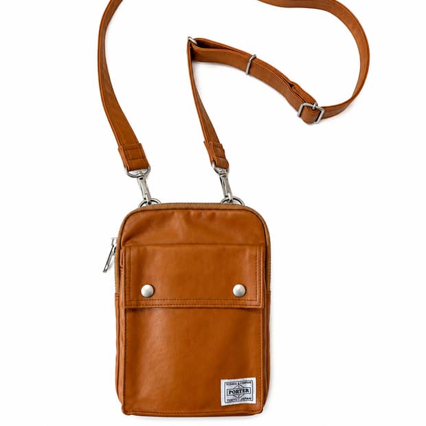 PORTER FREE STYLE SHOULDER BAG (Camel)