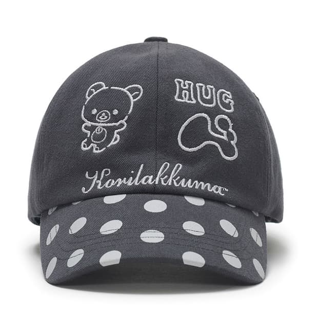 허그유어스킨 코리락쿠마 차콜 카모 모자 볼캡