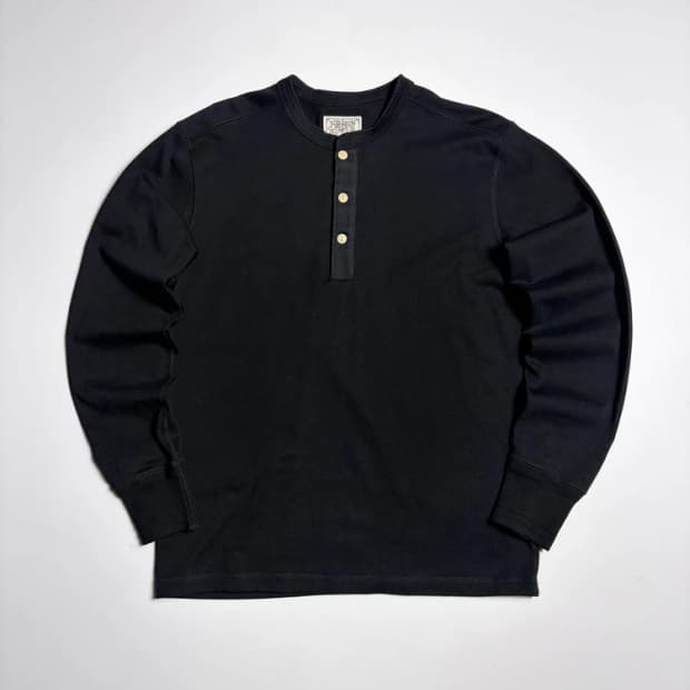 브론슨 빈티지 헨리넥 코튼 롱슬리브 R1309