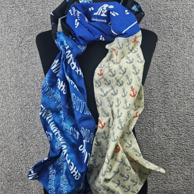 반다나 리워크 커스텀 스카프 머플러 / 10427