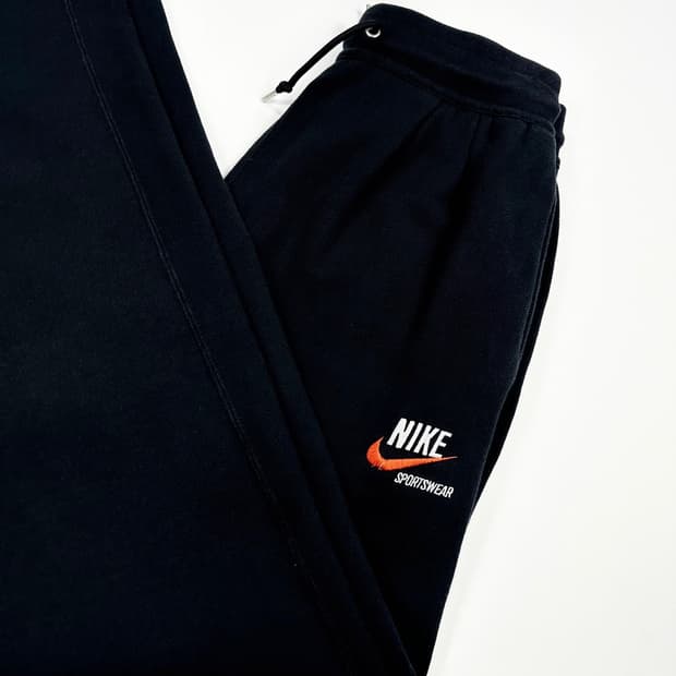 나이키 퓨추라 블랙 와이드 츄리닝 바지 (S)
