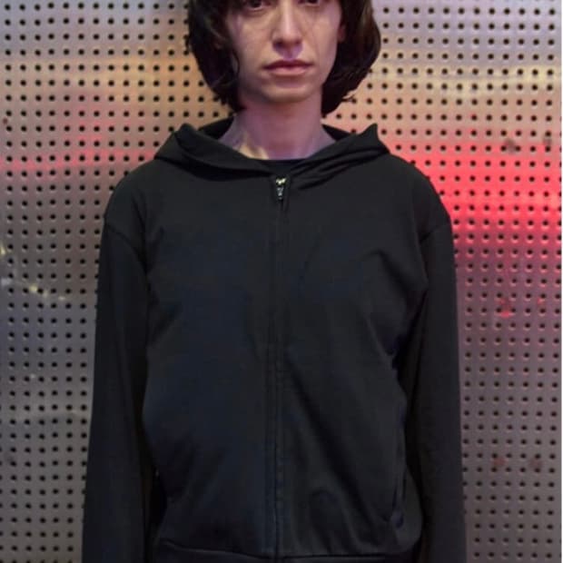 머듈 라운지 후드집업 블랙 3