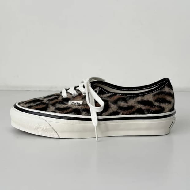 Vans LX Authentic 44 레오파드 프리미엄 퍼 반스
