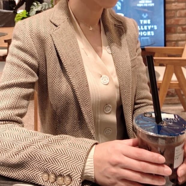 폴로랄프로렌헤링본자켓