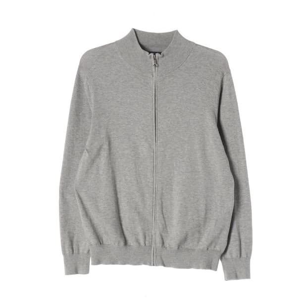 브룩스 브라더스 그레이 집업 가디건 M