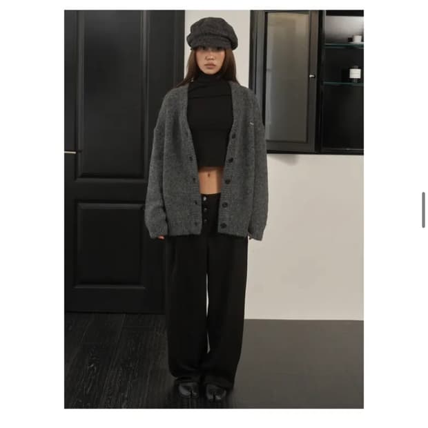 Toh  Foam blacket cardigan