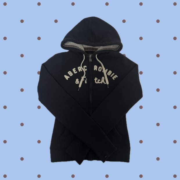 아베크롬비 네이비 후드집업 XS사이즈 판매합니다!