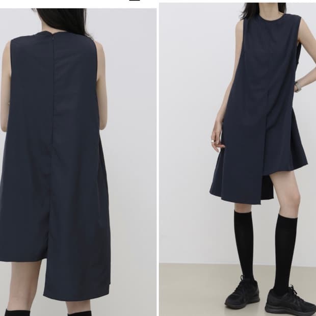 트리밍버드 소아미니원피스 네이비