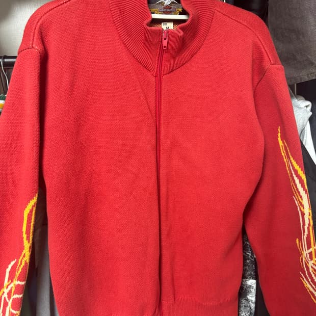 할리데이비슨 니트 집업