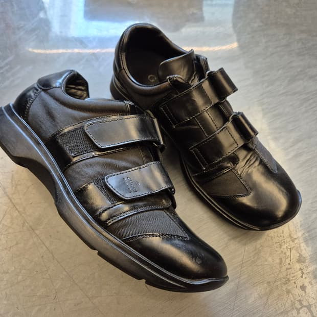 00s 구찌 더블 스트랩 슈즈