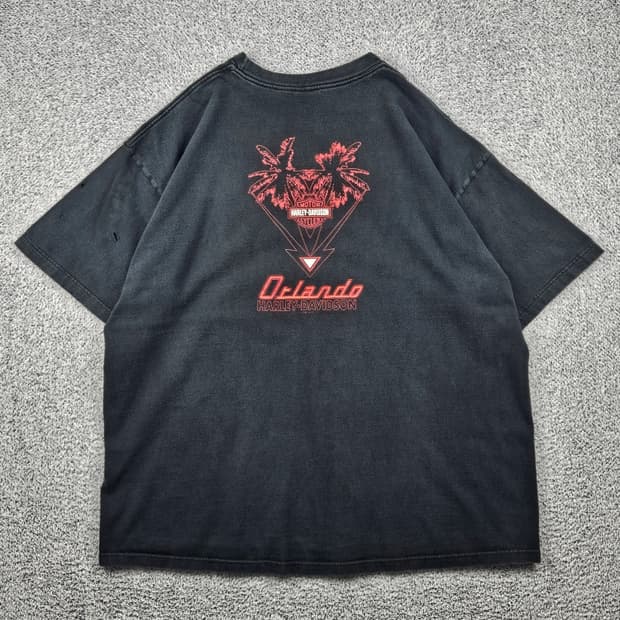 USA 할리데이비슨 반팔 티셔츠 ( 2XL ) / 12586