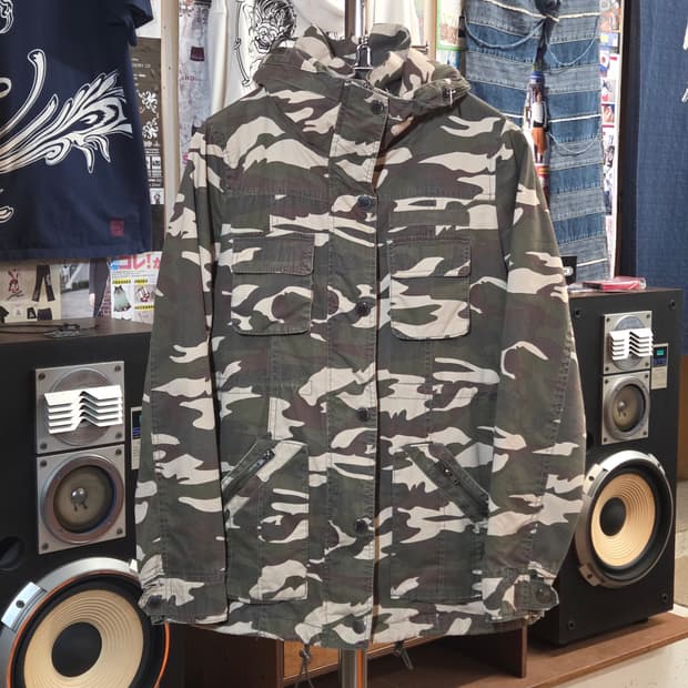 JPN 오조크 카모 밀리터리 필드 자켓
