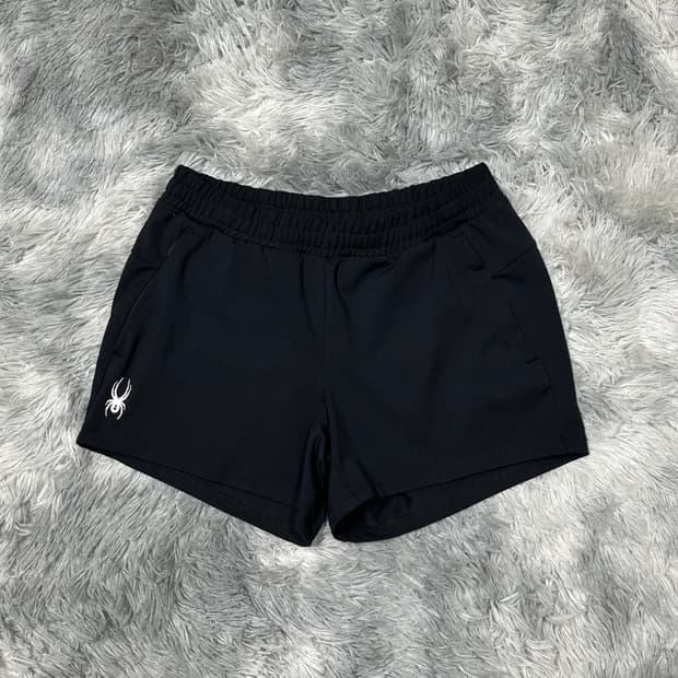 스파이더 트레이닝 쇼츠 블랙